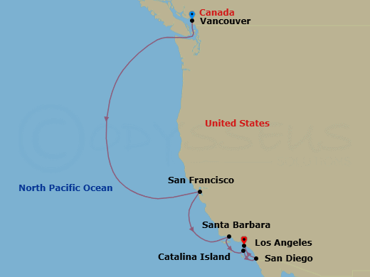 Cruise Route Map