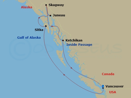 Cruise Route Map