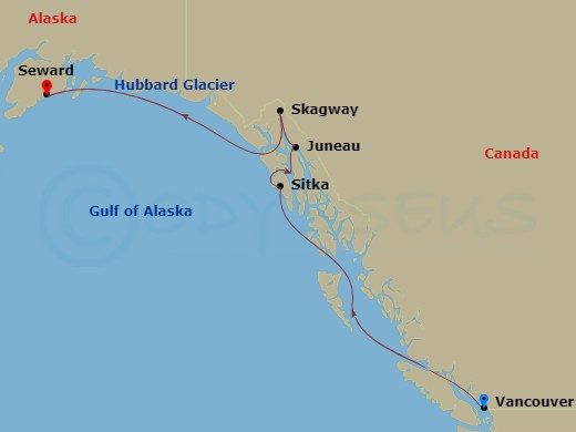 Cruise Route Map