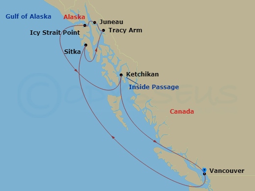 Cruise Route Map
