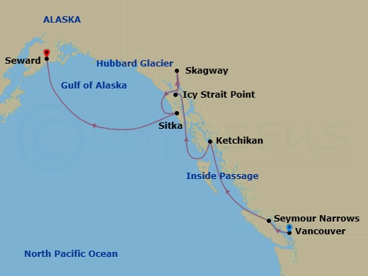Alaska Route Map