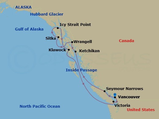 Alaska Route Map