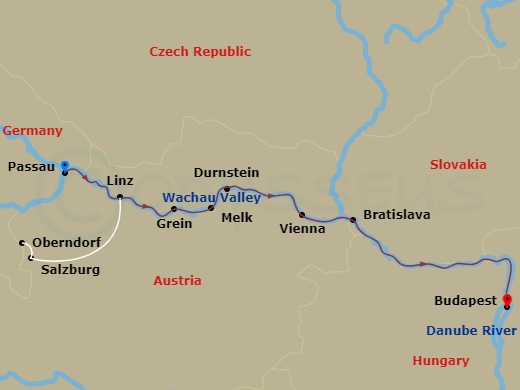 Enchanting Christmas & New Year's (2028) Route Map