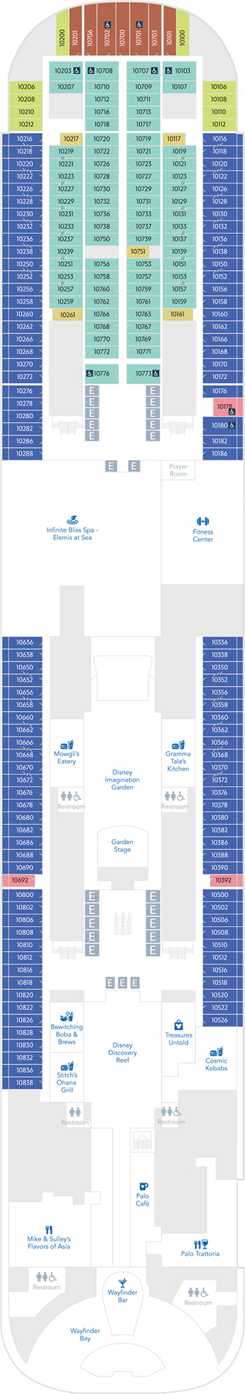 Deck 10 plan