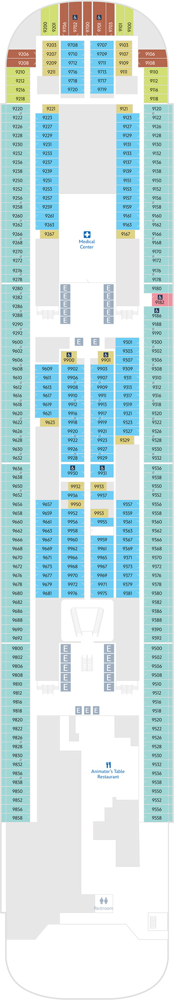 Deck 9 plan